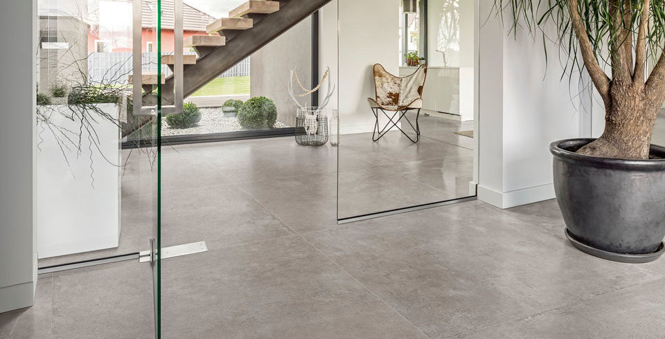 Fliesen: Kemmler. - Bodenfliese Covo in der Farbe grau und im Format