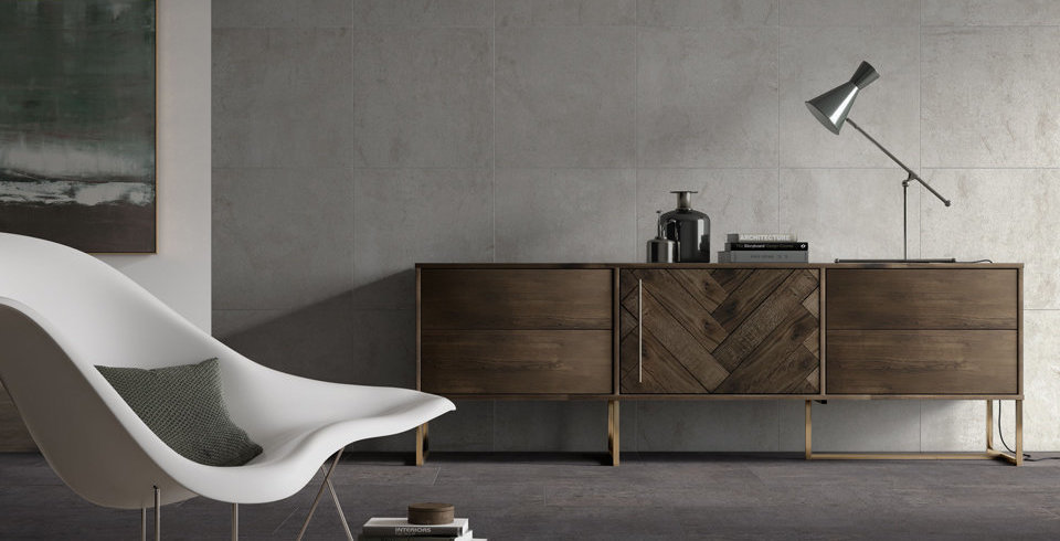 Fliesen: Kemmler. - Bodenfliese Vinadio in der Farbe grau und im Format