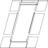 Roto Designo Einzeleindeckrahmen EDR Rx WD 1x1 MET CU Gr. 74/140 Eindeckung MET CU