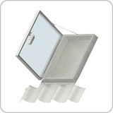 VELUX Dachausstieg GVT 103 0059Z 103/54x83 cm GVT 0059Z - schwarz