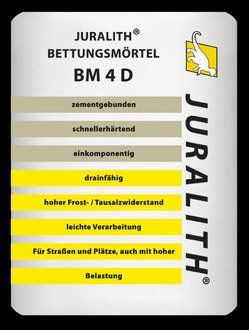 Juralith Bettungsmrtel BM 4 D 25 kg/Sack, Korn 4 mm, drainfhig, grau |  www.kemmler.de