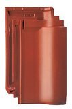 Erlus Ergoldsbacher E58 S Flachdachpfanne, 1. Sorte rot engobiert