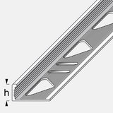 alferpro alferbasic AB AE 80 2500x8 mm Aluminium Eloxiert Silber