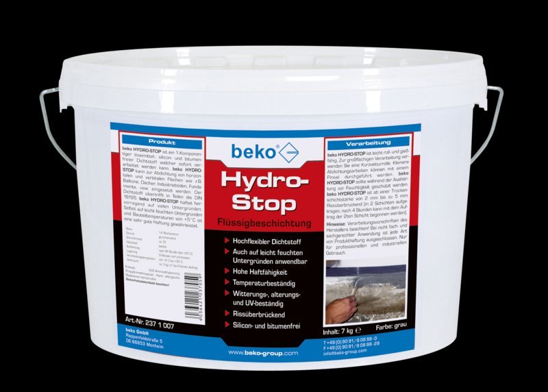 Beko Hydro-Stop 1K- Sockelbeschichtung
