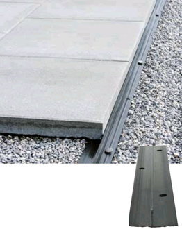 Braun Steine Randbefestigungsschiene Pave Edge Light
