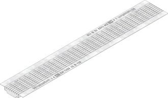 Hauraton Faserfix Standard E 100 Gitterrost