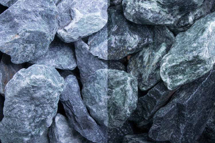 GSH Marmor Grün Steinschlag