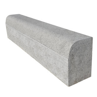 Kronimus Rundbordstein 1000x150x220 mm, Beton, Werk Iffezheim, Grau Nr