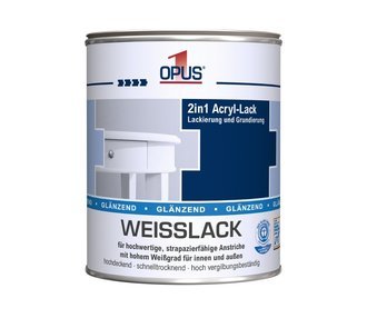 Opus1 2in1 Acryl Weisslack