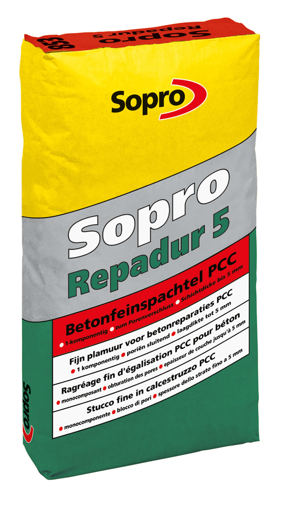 Sopro Repadur 5 Betonfeinspachtel PCC