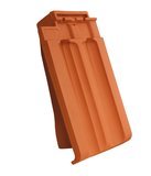 Creaton Rustico Ortgangziegel links Ausrichtung: Links Naturrot