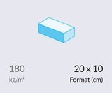Kronimus Rechteckpflaster Maße: 200x100x80 mm Farbe: Krophyr Nr. 3