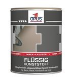 Opus1 Flüssig Kunststoff 0,75 Liter Silbergrau