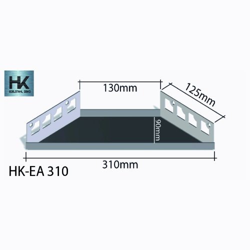 HK Edelstahl Eckablage
