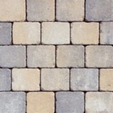 Braun Steine Tegula Drainfugenstein Farbe: Melaphyr-Forte Nr. 107 