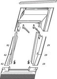 Roto Designo Mehrfach-Einbaurahmen Aufkeil ERA Rx WD 2x1 ZIE AL Gr. 13/14 Mehrfacheinbau