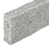 Granit Rasenkantenstein Maße: 1000x80x300 mm Farbe: Anthrazit