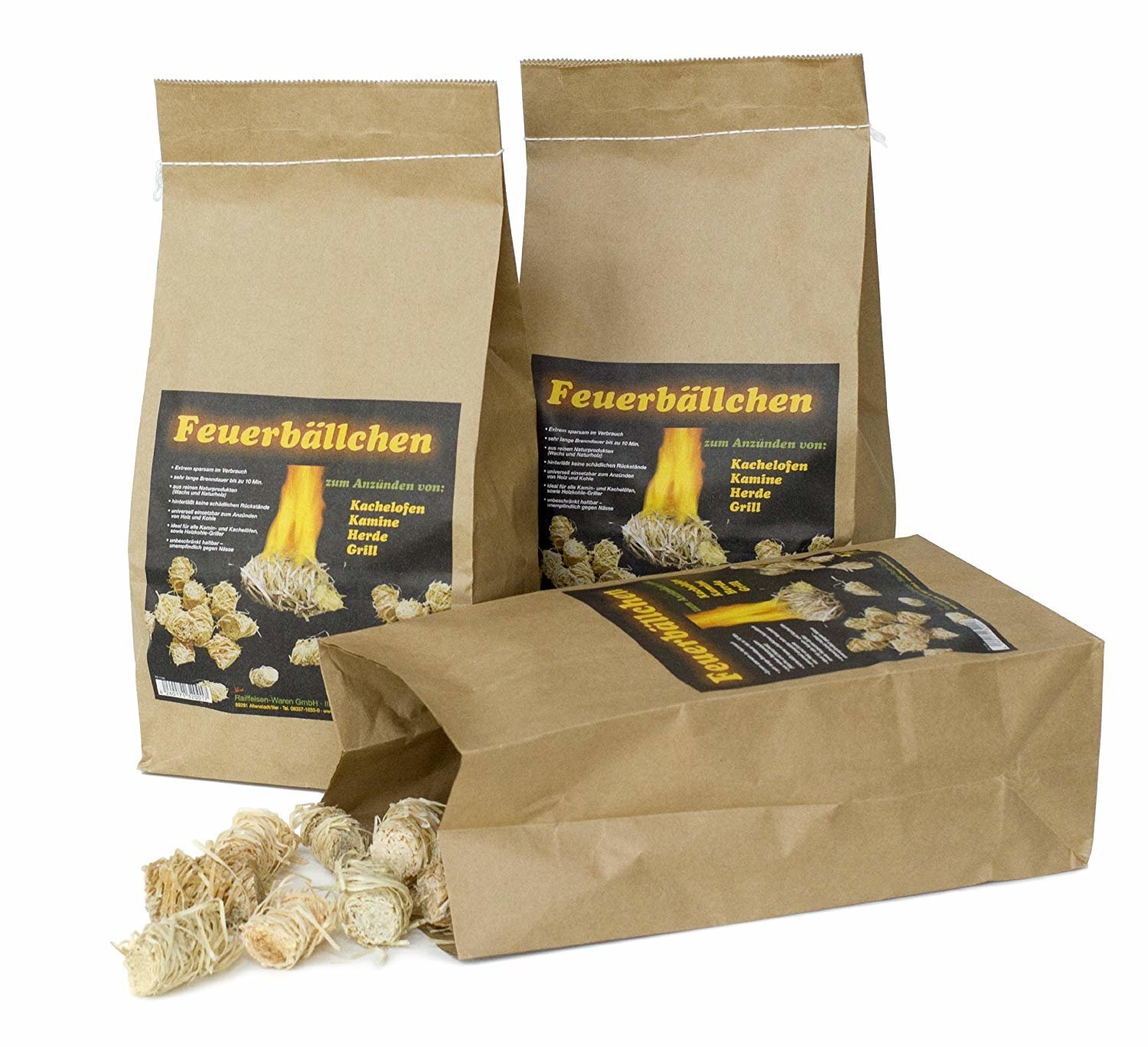 HaWe Feuerbällchen - 2,5 kg/Sack