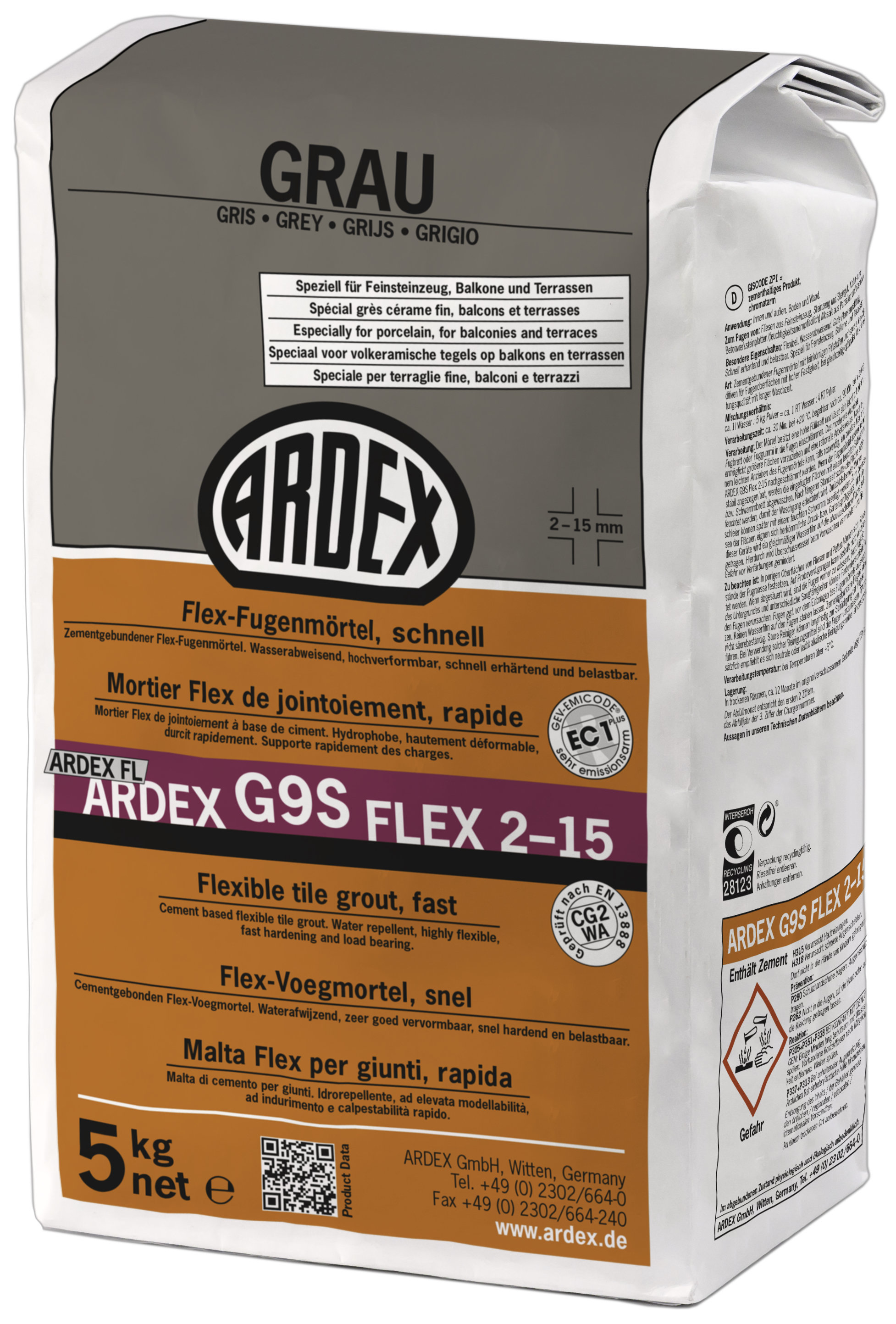 Ardex Flex Fugenmörtel G9S