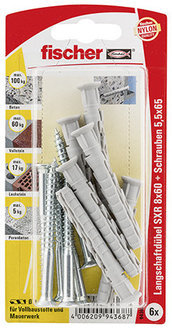 fischer Langschaftdübel SXS 8x60