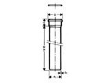 KG 2000 Rohr DN110 Länge 500 mm
