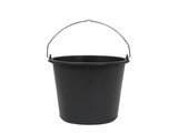Baueimer 12 Liter, schwarz Baueimer 12 Liter, schwarz 