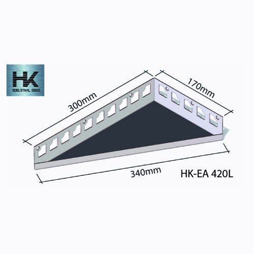 HK Edelstahl Eckablage