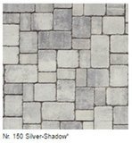 Braun Steine Tegula Pflaster Maße: 208x173x70 mm Farbe: Silver-Shadow Nr. 150