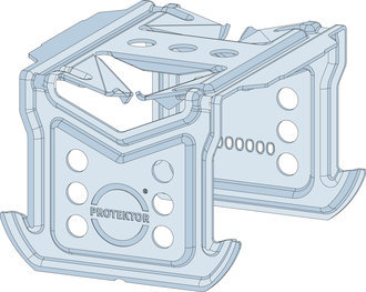 Protektorwerk Kreuzschnellverbinder