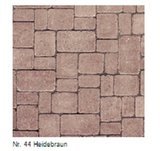 Braun Steine Tegula Pflaster Maße: 313x173x70 mm Farbe: Heidebraun Nr. 44