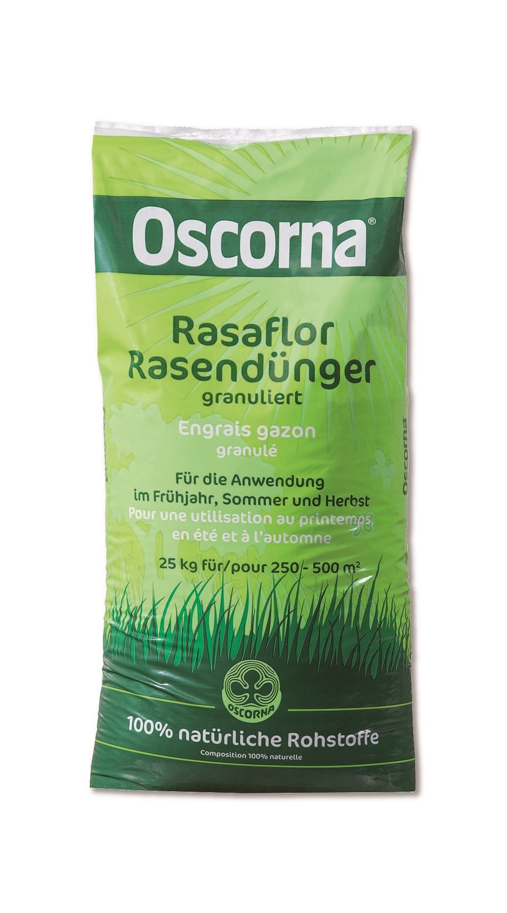 Oscorna Rasaflor Rasendnger 25 kg/Sack, organischer NPK Dnger, granuliert  | www.kemmler.de