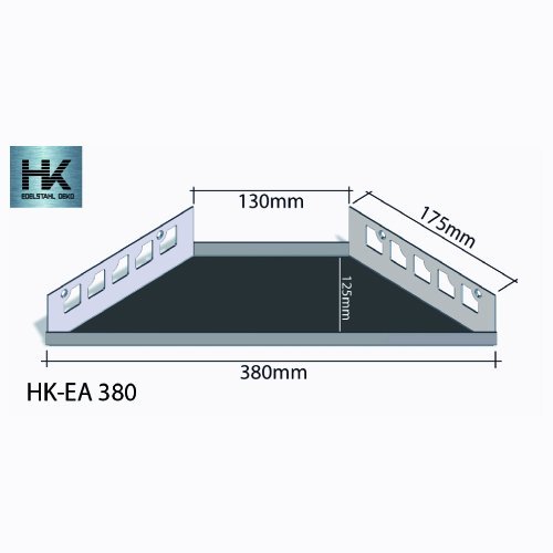 HK Edelstahl Eckablage