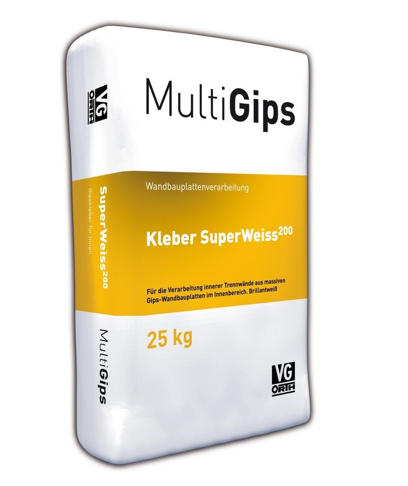 Multigips Kleber SuperWeiss 200