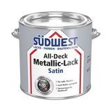 Südwest All Deck Metallic Lack Satin 0,75 Liter RAL 9007 Graualuminium