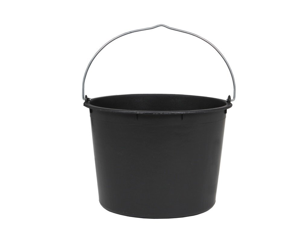 Baueimer 20 Liter, schwarz