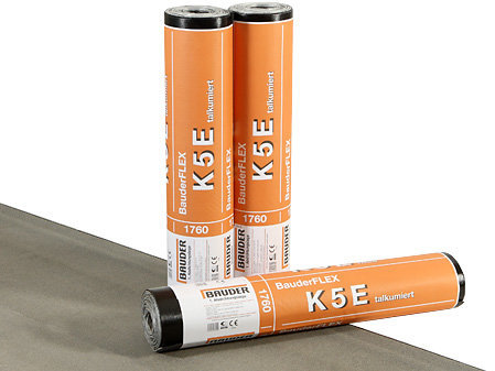 Bauder Flex K5E Schweibahn 1000x5,2 mm x 5 m/Rolle, Anschlubahn,  feinbestreut | www.kemmler.de