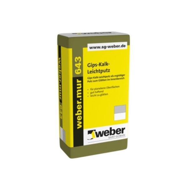 weber.mur 643 Gips-Kalk-Leichtputz
