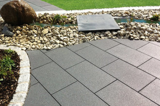 Braun Beton Terrassenplatte Pamplona