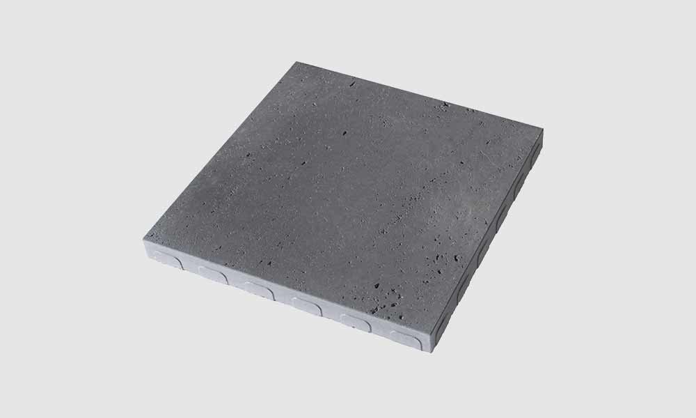 Lithonplus Terrassenplatte Travertino
