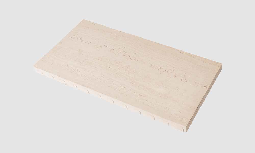 Lithonplus Terrassenplatte Travertino