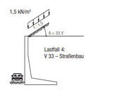 Mall Stuttgarter Mauerscheibe V33 Straßenbau Typ 55 Typ 55 Breite 49 cm