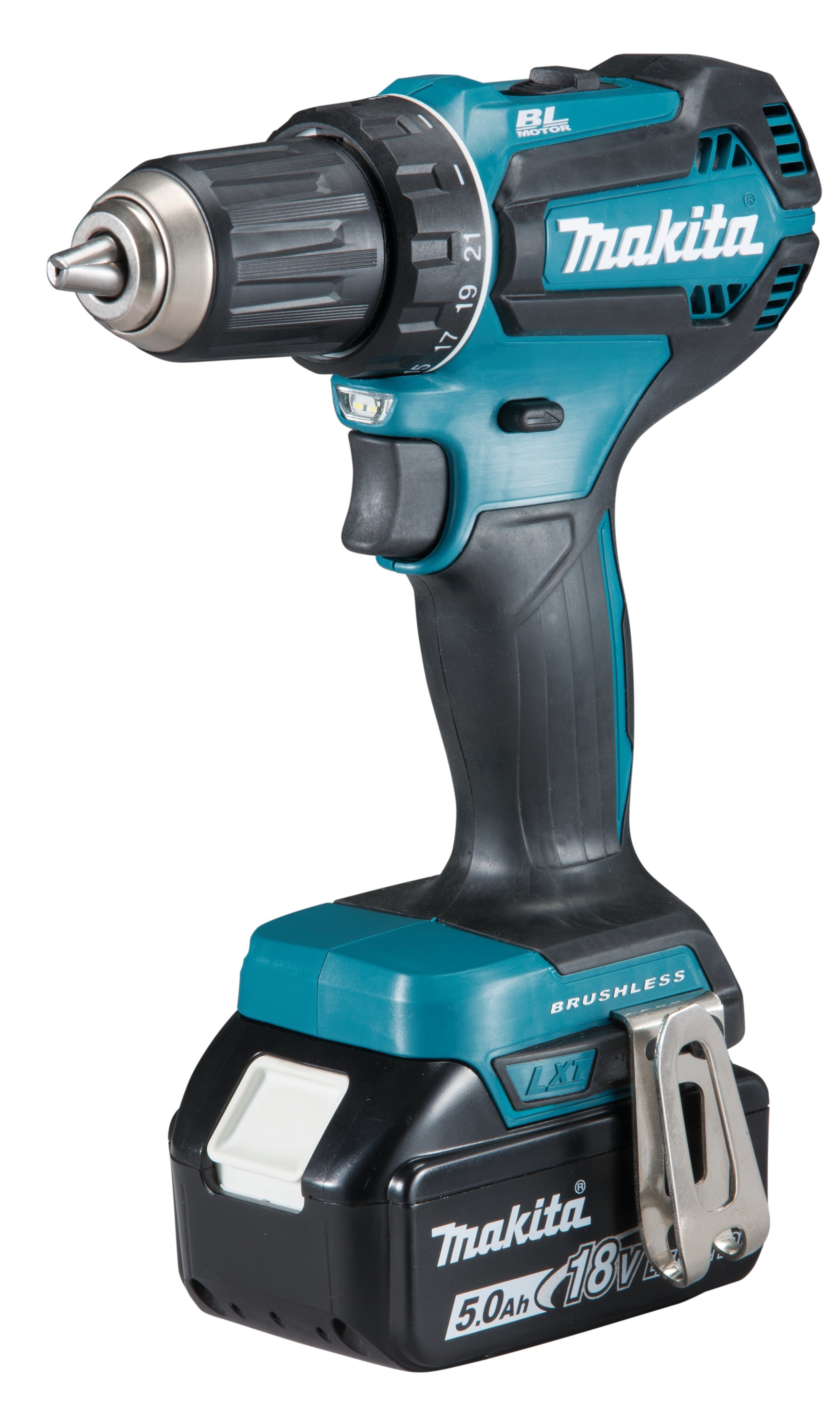 Makita Akku-Bohrschrauber 14,4 V / 1,5 Ah inkl. Akku-Lampe DDF343RYLJ