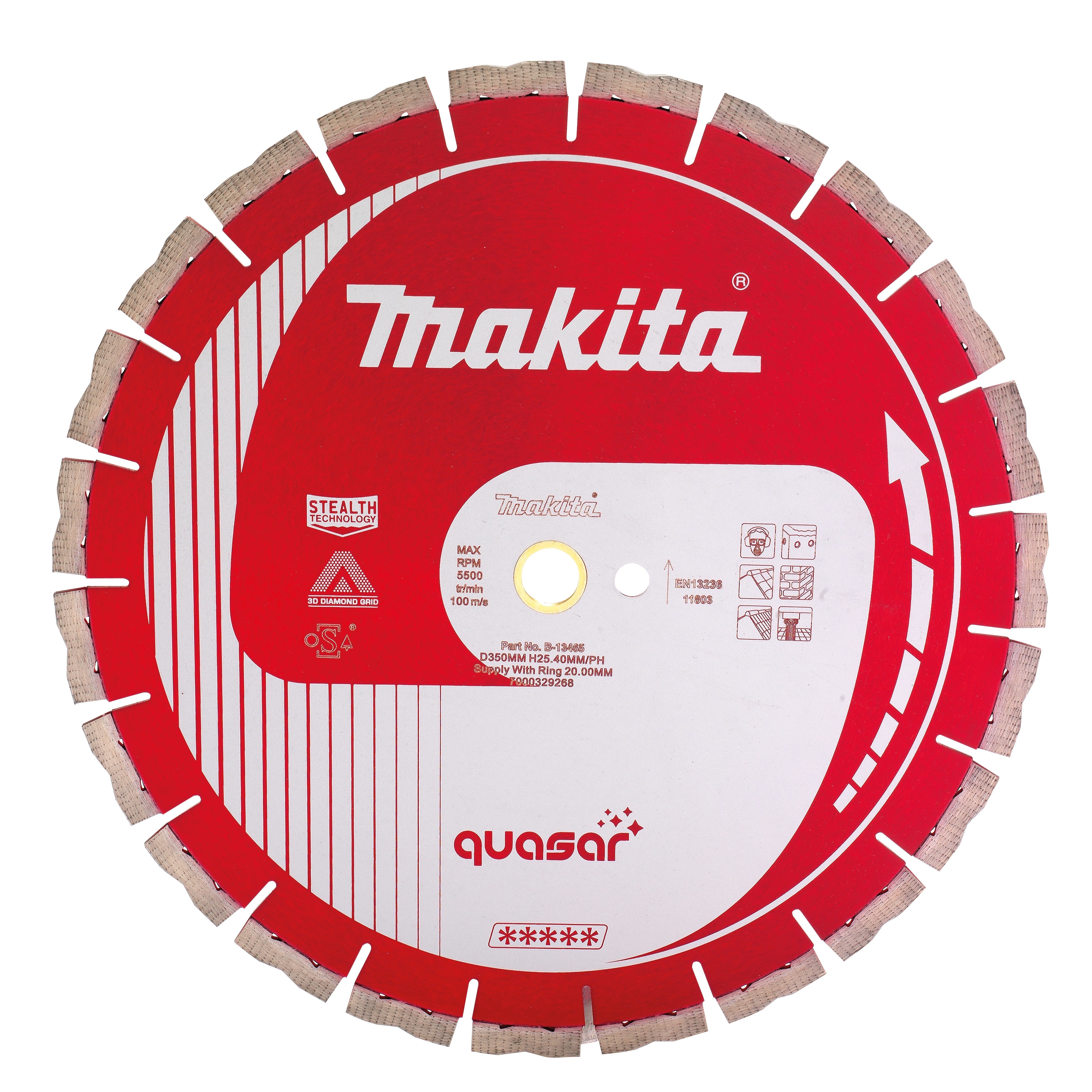 Makita Diamantscheibe Quasar B-13465