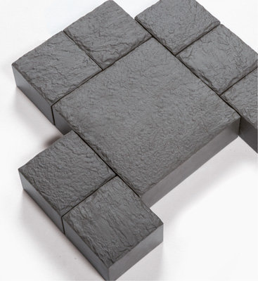 Seltra Pflasterstein Cube Nero