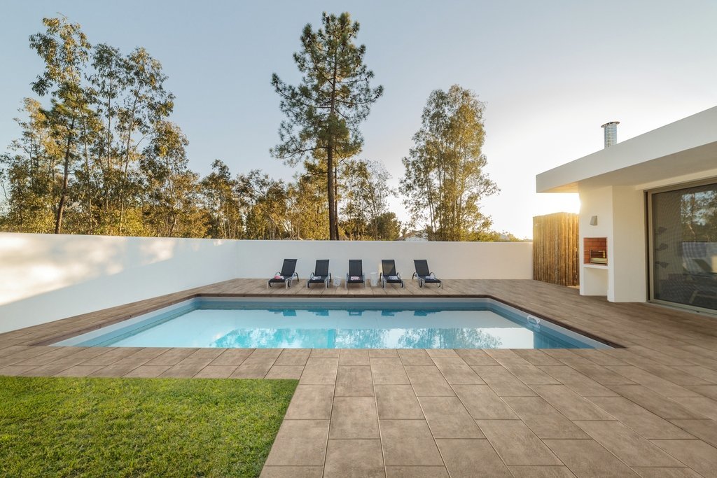 Braun Beton Terrassenplatte Creative Line