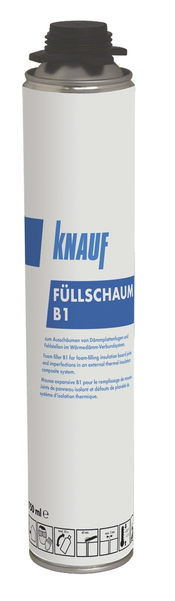 Knauf Füllschaum B1 750 ml/Dose, für Dämmplattenfugen und