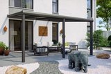 Skan Holz Terrassenüberdachung Garda Abmessung: 434x257 cm Farbe: Anthrazit
