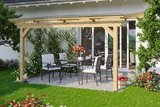 Skan Holz Terrassenüberdachung Ancona Abmessung: 434x250 cm Farbe: Natur