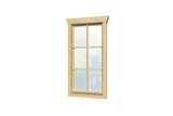 Skan Holz Einzelfenster Anschlag links Maße: 57,5x123,5 cm Ausführung: 28 mm Häuser