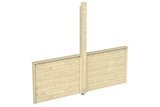 Skan Holz Pavillon Toulouse Brüstung Farbe: Natur
